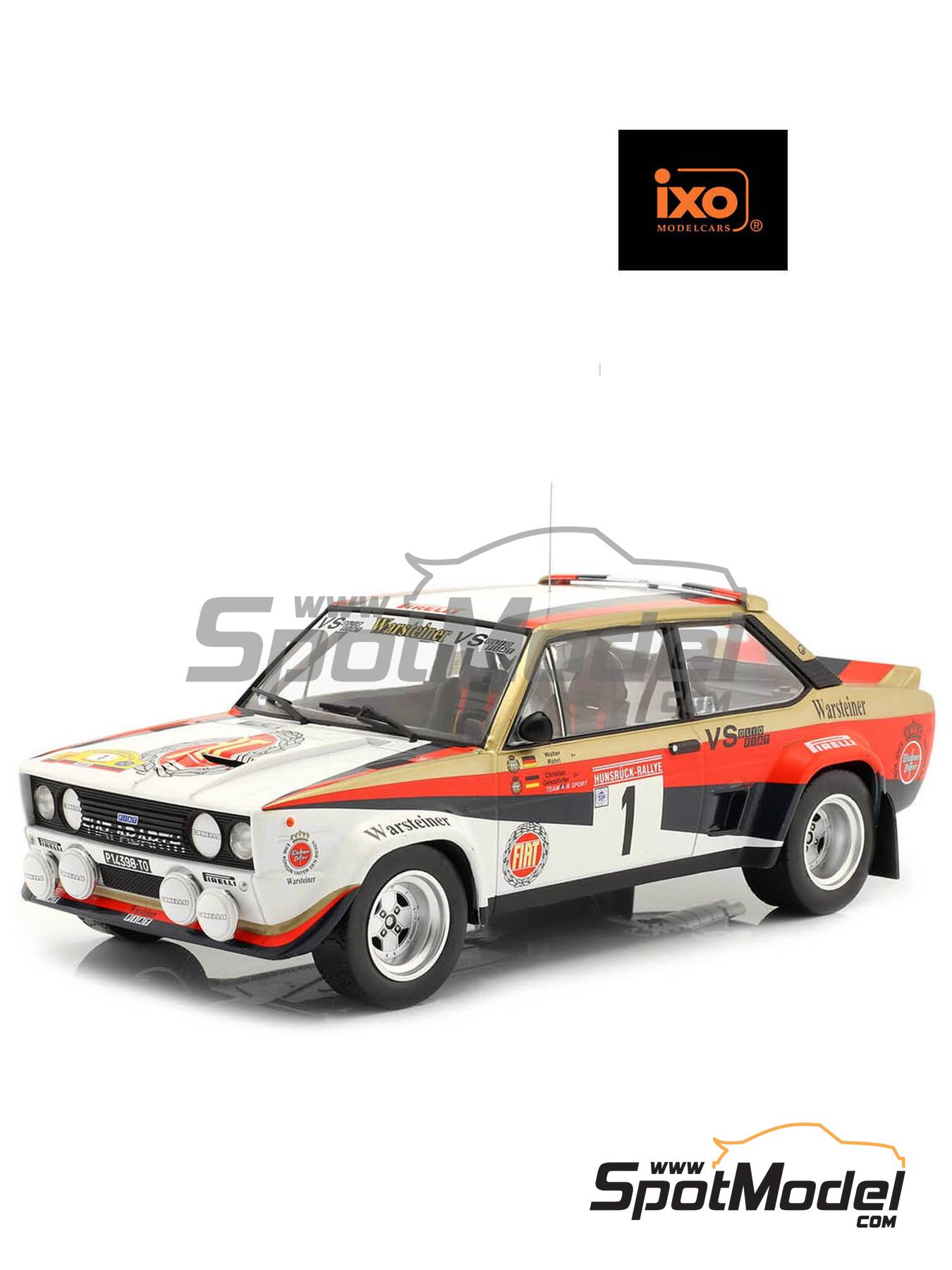 Maquette Fiat 131 Abarth #1 Hunsrück Rallye 1980 Au 1/18 - IXO Models RMC078